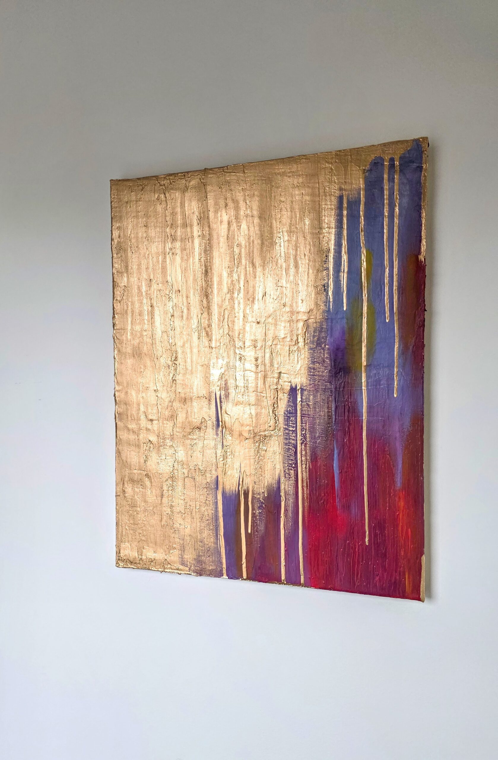 waterfall acrylic painting